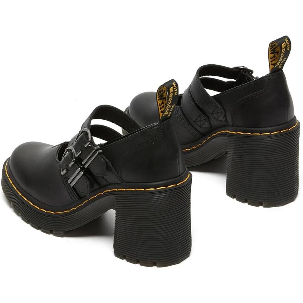 Doc Martens Eviee Mary Jane Platform Heels Shoes Leather Size 8 - Picture 5 of 5